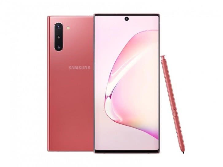 三星Galaxy Note 10在美国地区推出红色/粉色版