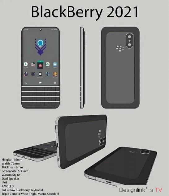 BlackBerry黑莓2021年新款手机图片爆出