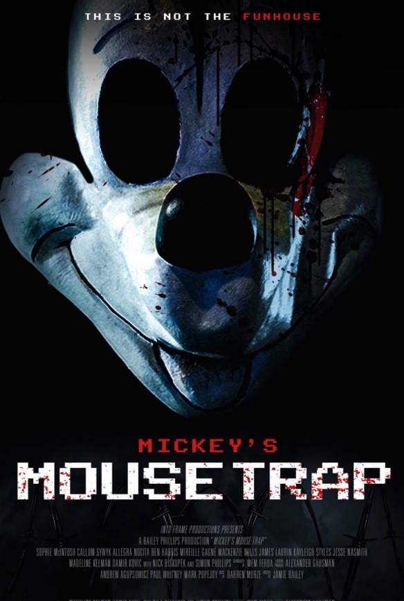 米奇的恐怖片来了《米老鼠的捕鼠夹》预告 海报公开