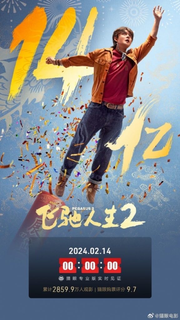 沈腾《飞驰人生2》总票房破14亿 笑料百出大受好评！